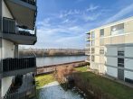 Blick vom Balkon - Moderne 2-Zi.-Wohnung mit Balkon und Blick auf die Weser