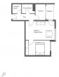 Grundriss - Zeitlose 2-Zi.-Wohnung mit Balkon in Bremen-Schwachhausen