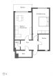 Grundriss - Wohnen mitten im Zentrum: Gut geschnittene 2-Zi.-Wohnung mit Balkon